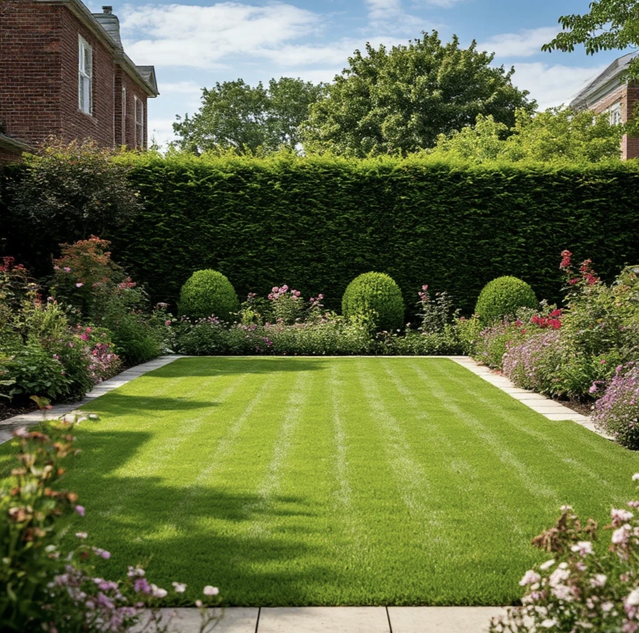 Florida green lawn